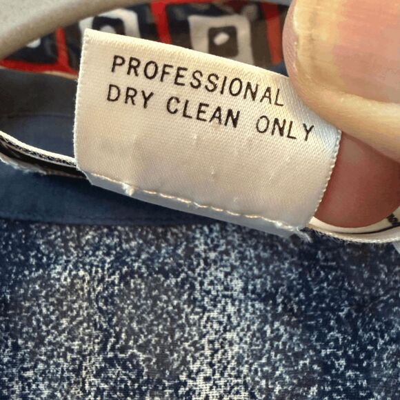 St. John Sport Women's Geometric Sheer Button Down Shirt Multicolor Size Small - Picture 5 of 9